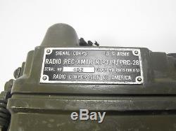 RT-339 PRC-28 Military Radio Receiver Transmitter with Case CY-744A for BA-279/U
