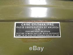 RT-339 PRC-28 Military Radio Receiver Transmitter with Case CY-744A for BA-279/U