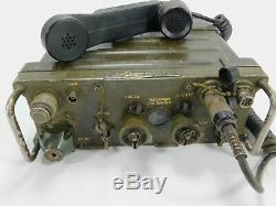RT-841 PRC-77 Vietnam War Era Military Radio Set Transmitter Receiver (untested)