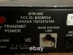 RadioCom BTR-800 Wireless Intercom Receiver Transmitter E88 Band SEE NOTES