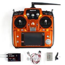 RadioLink AT10 II RC Transmitter 2.4G Remote Control System with R12DS Receiver