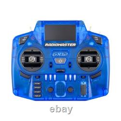RadioMaster GX12 Crsuh Dual-Band Gemini-X ELRS Radio Controller (Glacier Blue)