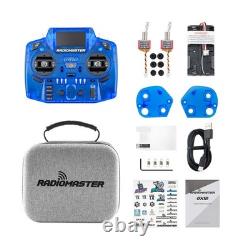 RadioMaster GX12 Crsuh Dual-Band Gemini-X ELRS Radio Controller (Glacier Blue)