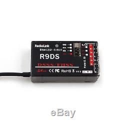 Radiolink 2.4G AT9S R9DS Radio Control System 9CH Transmitter & Receiver Mode 2