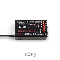 Radiolink 2.4G AT9S R9DS Radio Remote Control 10CH Transmitter & Receiver Model2