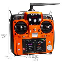 Radiolink AT10II 12 Channels RC Transmitter and Receiver R12DS 2.4GHz Radio