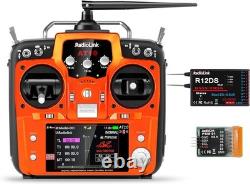 Radiolink AT10II 12 Channels RC Transmitter and Receiver R12DS 2.4GHz Radio Remo