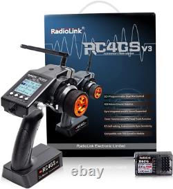 Radiolink RC4GS V3 2.4G 5 Channels RC Radio Transmitter and Two R6FG Receivers G