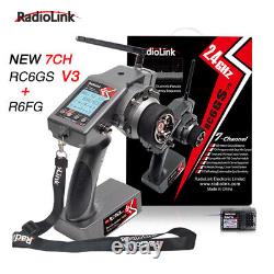 Radiolink RC6GS V3 2.4G 7 Channel RC Radio Transmitter and Gyro Receiver