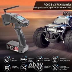 Radiolink RC6GS V3 7 Channels RC Transmitter and R7FG Gyro Receiver, 2.4Ghz 600M