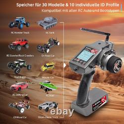 Radiolink RC6GS V3 7 Channels RC Transmitter and R7FG Gyro Receiver, 2.4Ghz 600M