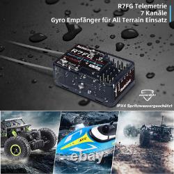Radiolink RC6GS V3 7 Channels RC Transmitter and R7FG Gyro Receiver, 2.4Ghz 600M
