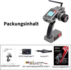 Radiolink RC6GS V3 7 Channels RC Transmitter and R7FG Gyro Receiver, 2.4Ghz 600M