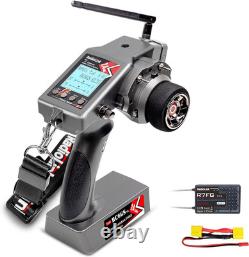 Radiolink RC6GS V3 7 Channels RC Transmitter and R7FG Gyro Receiver, 2.4Ghz 600M