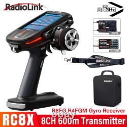 Radiolink RC8X 8CH 2.4G RC Transmitter and R8FG R4FGM Gyro Receiver Touch Screen