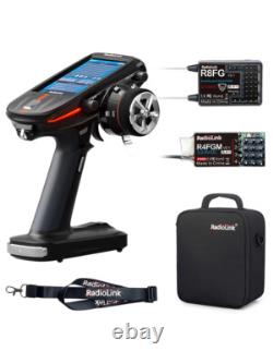Radiolink RC8X 8CH 2.4G RC Transmitter and R8FG R4FGM Gyro Receiver Touch Screen