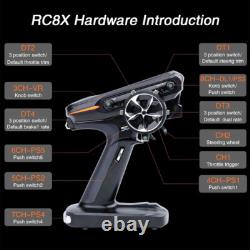 Radiolink RC8X 8CH 2.4G RC Transmitter and R8FG R4FGM Gyro Receiver Touch Screen