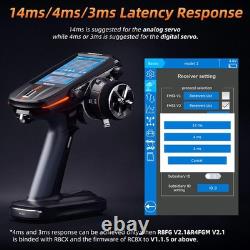 Radiolink RC8X 8CH 2.4G RC Transmitter and R8FG R4FGM Gyro Receiver Touch Screen
