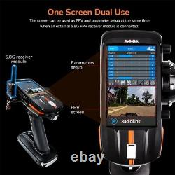 Radiolink RC8X 8CH 2.4G RC Transmitter and R8FG R4FGM Gyro Receiver Touch Screen