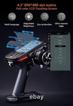Radiolink RC8X 8CH 2.4G RC Transmitter and R8FG R4FGM Gyro Receiver Touch Screen