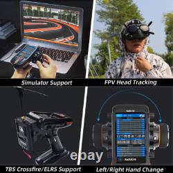 Radiolink RC8X 8CH 2.4G RC Transmitter and R8FG R4FGM Gyro Receiver Touch Screen