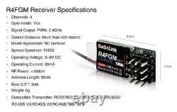 Radiolink RC8X 8CH 2.4G RC Transmitter and R8FG R4FGM Gyro Receiver Touch Screen