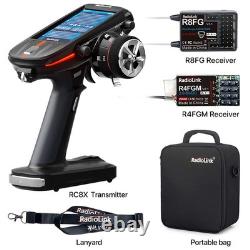 Radiolink RC8X 8CH 2.4G RC Transmitter and R8FG R4FGM Gyro Receiver Touch Screen