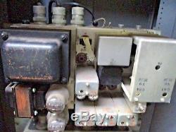 Rare 1940s Motorola Police Tube Radio Transmitter Receiver Tower Cabinet Ham