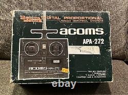 Rare Asahi 2 Channel Digital Radio Controller Acoms Apa-272 Kit