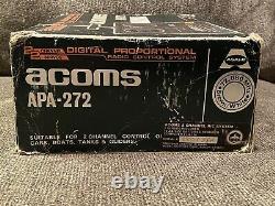 Rare Asahi 2 Channel Digital Radio Controller Acoms Apa-272 Kit