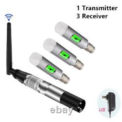 Rechargeable 2.4G DMX512 Wireless Receiver Transmitter Stage Lighting Controller