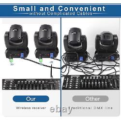 Rechargeable 2.4G DMX512 Wireless Receiver Transmitter Stage Lighting Controller