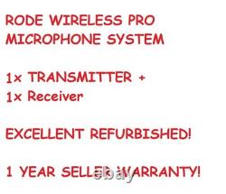 Refurbished RØDE Wireless PRO Dual Channel Wireless Microphone System TX + RX