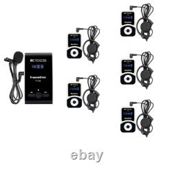 Retekess T130 Wireless Audio Tour Guide System Transmitter 5 Receiver Traveling