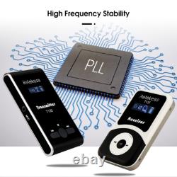 Retekess T130 Wireless Audio Tour Guide System Transmitter 5 Receiver Traveling