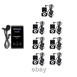 Retekess T130 Wireless Audio Tour Guide System Transmitter 7 Receivers Church US