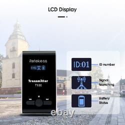 Retekess T130 Wireless Tour Guide System Transmitter 2 Receivers Church Factory