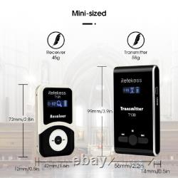 Retekess T130 Wireless Tour Guide System Transmitter 2 Receivers Church Factory