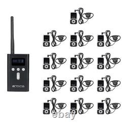 Retekess T130S Wireless Tour Guide System Mic Transmitter 13 Receivers Teaching