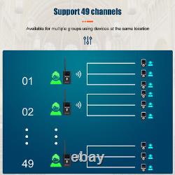 Retekess T130S Wireless Tour Guide System Mic Transmitter 13 Receivers Teaching