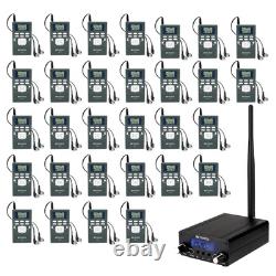 Retekess TR508 FM Transmitter Broadcast Stereo Radio Station 30 Receiver Meeting