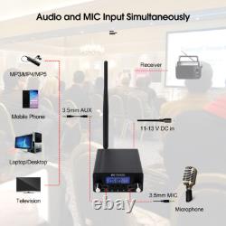 Retekess TR509 FM Transmitter Broadcast Stereo Radio Station 10 Receiver Church