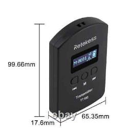 Retekess TT106 Tour Guide Audio Assisted System Transmitter 20 Receivers Handbag