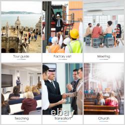 Retekess TT112 Wireless Tour Guide System Transmitter 15 Receivers Church Museum