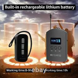 Retekess TT112 Wireless Tour Guide System Transmitter 15 Receivers Church Museum Retekess TT112 Wireless Tour Guide System Transmitter 15 Receivers Church Museum