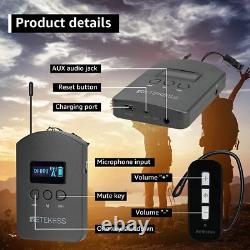 Retekess TT112 Wireless Tour Guide System Transmitter 15 Receivers Church Museum