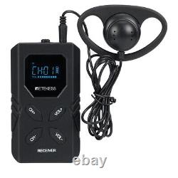 Retekess TT117 Tour Guide System FM Mic Transmitter 10 Receivers Interpretation