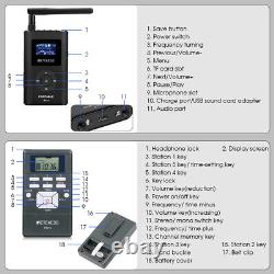 Retekess Tour Guide System Wireless Microphone Transmitter 30 Receivers Meeting