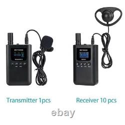 Retekess Wireless Interpretation System Transmitter 10 Receiver for Tour Guiding