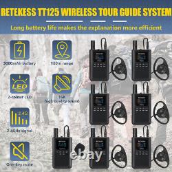 Retekess Wireless Interpretation System Transmitter 10 Receiver for Tour Guiding